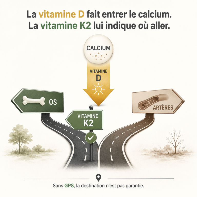 Synergie vitamine D vitamine K2