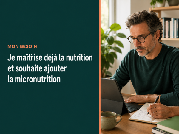 Formation comprendre et appliquer la micronutrition